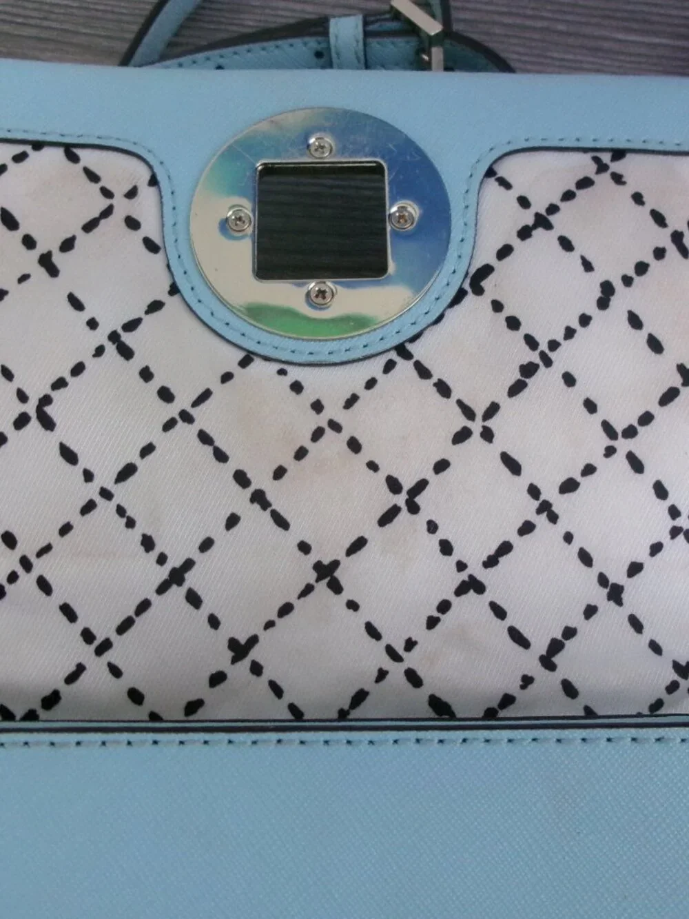 Kate Spade Newbury Lane Sally Crossbody Light Blue Bag Purse